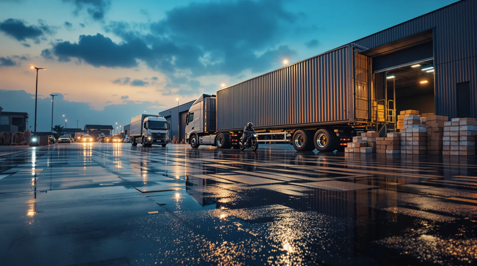 Live Tracking - Follow pickup, transit and delivery progress from one tracking view.